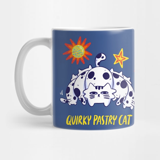 Quirky Pastry Cat by Iniistudio